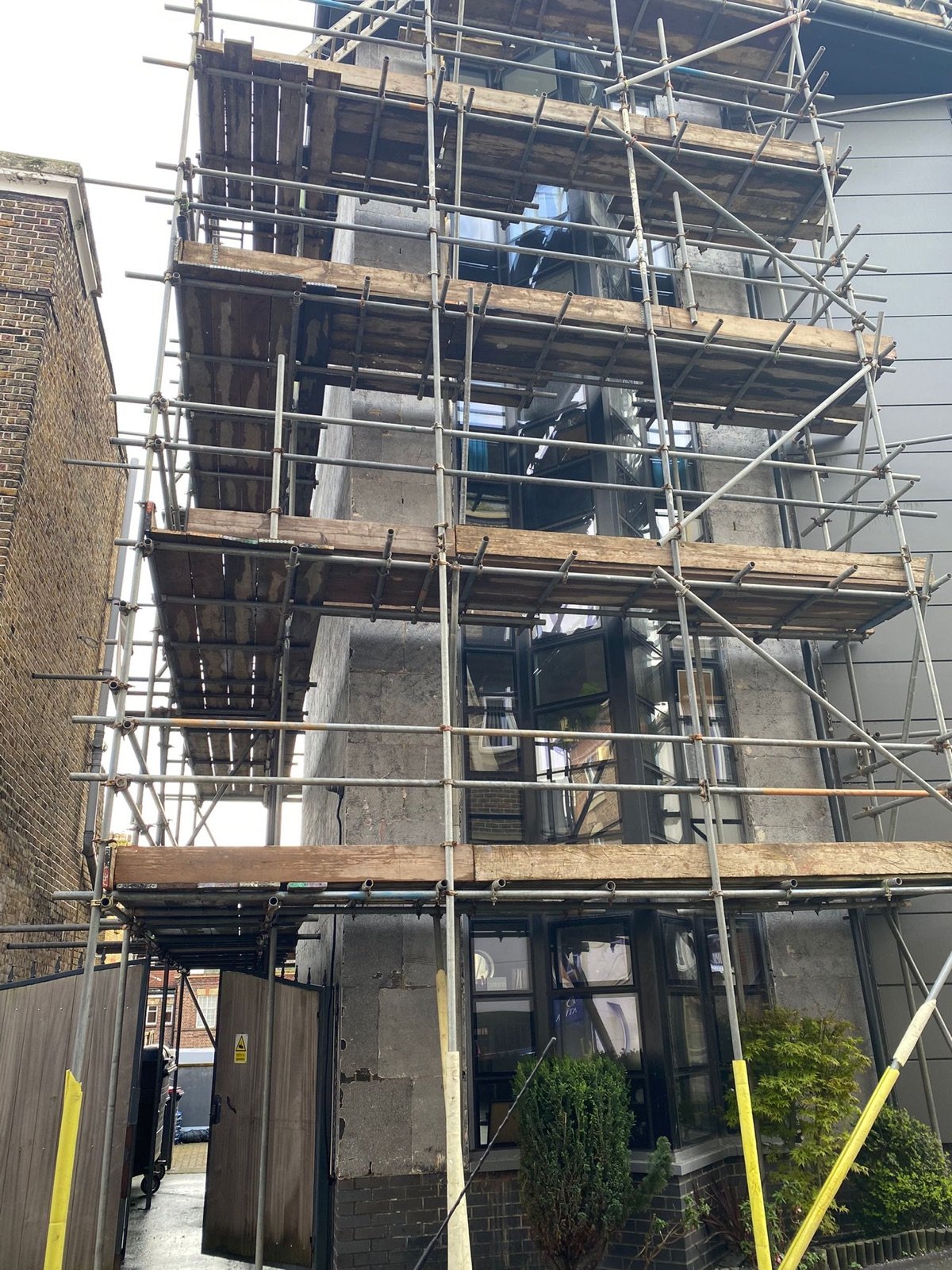 Strip-out of combustible cladding